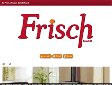 Tablet Screenshot of frisch-hafner.at